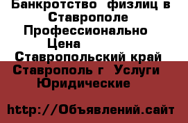 Банкротство  физлиц в Ставрополе. Профессионально › Цена ­ 80 000 - Ставропольский край, Ставрополь г. Услуги » Юридические   